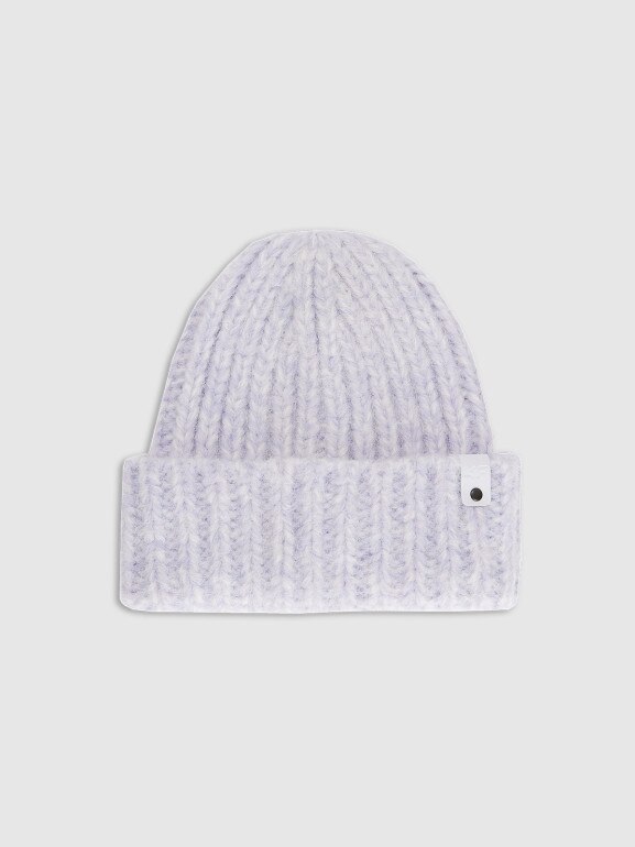 Damska czapka zimowa 4F 4FRAW25ACAPF0723 - fioletowa