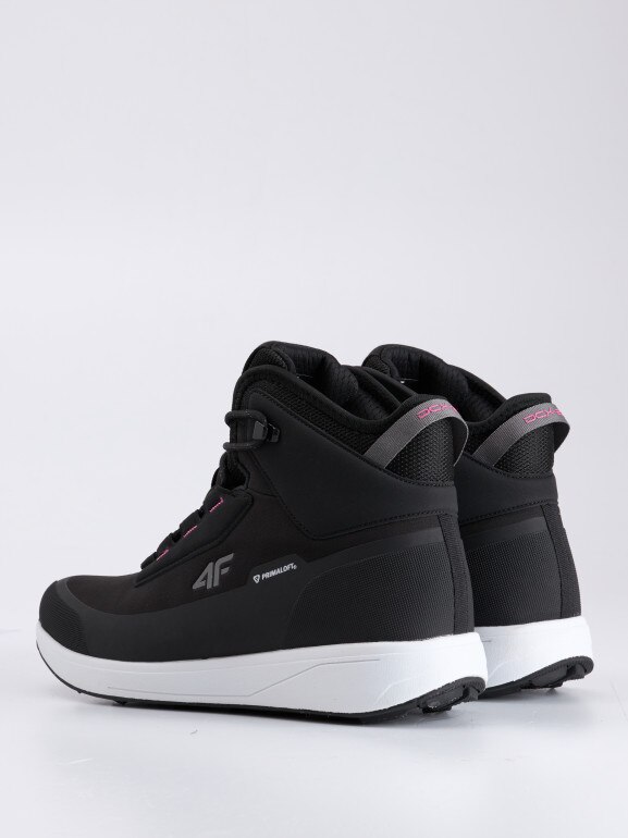 Damskie buty zimowe śniegowce DCX 4F 4FRAW25FWINF058 - czarne