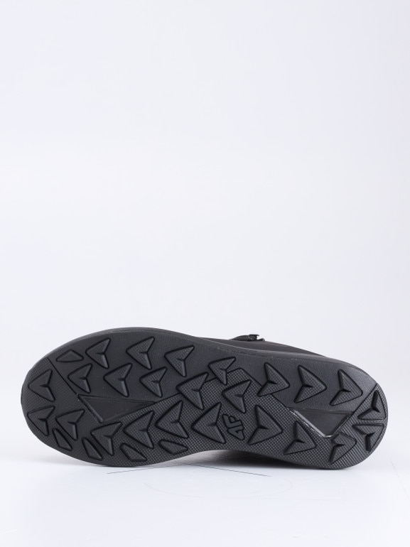 Damskie buty zimowe śniegowce DCX 4F 4FRAW25FWINF058 - khaki