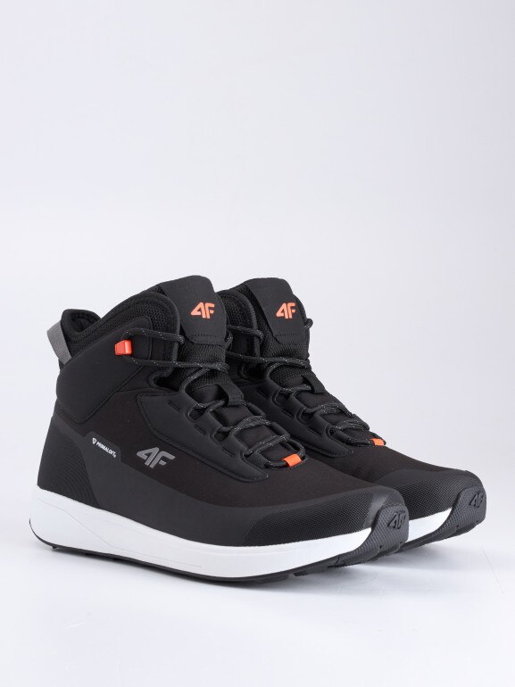Męskie buty zimowe śniegowce 4F 4FRAW25FWINM064 - czarne