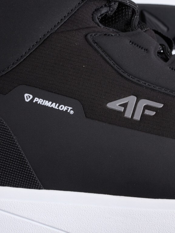 Męskie buty zimowe śniegowce 4F 4FRAW25FWINM064 - czarne