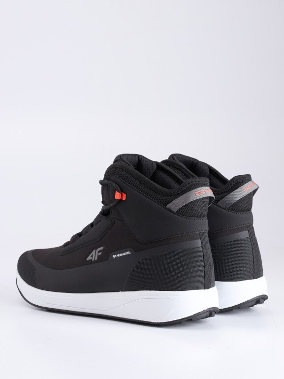 Męskie buty zimowe śniegowce 4F 4FRAW25FWINM064 - czarne