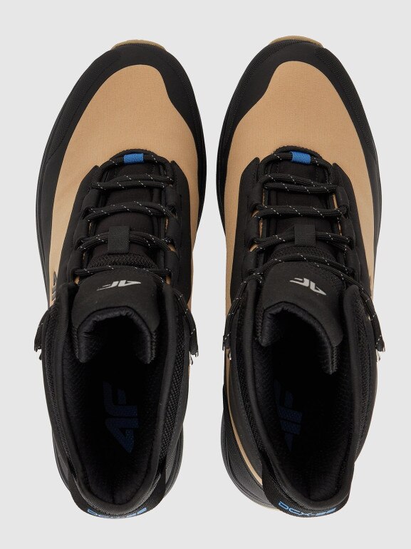 Męskie buty zimowe śniegowce 4F 4FRAW25FWINM064 - beżowe