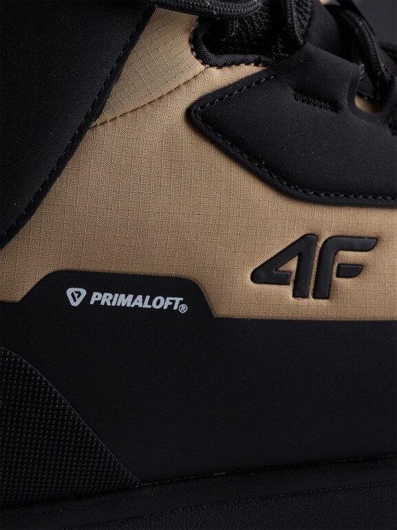Męskie buty zimowe śniegowce 4F 4FRAW25FWINM064 - beżowe