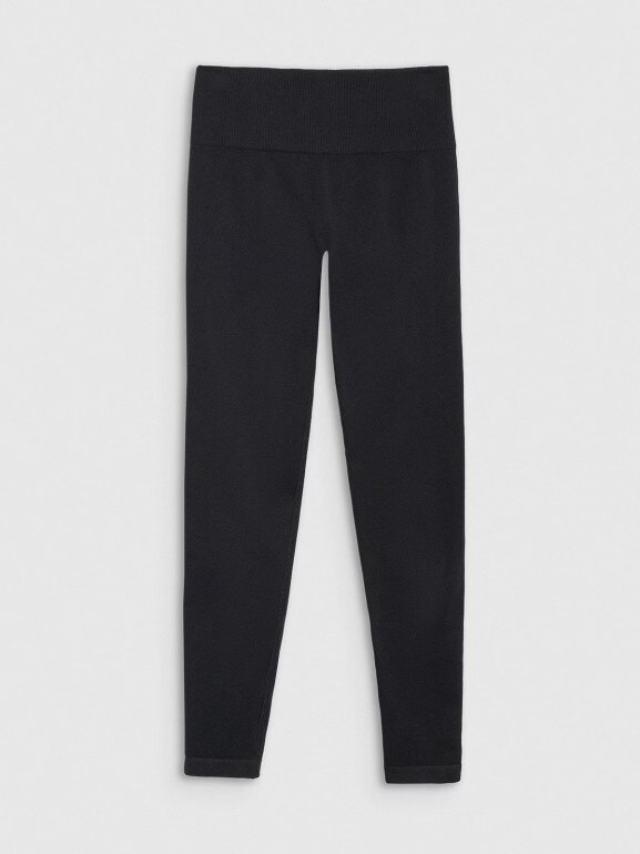Damskie legginsy treningowe 4F 4FRAW25TFTIF445 - czarne