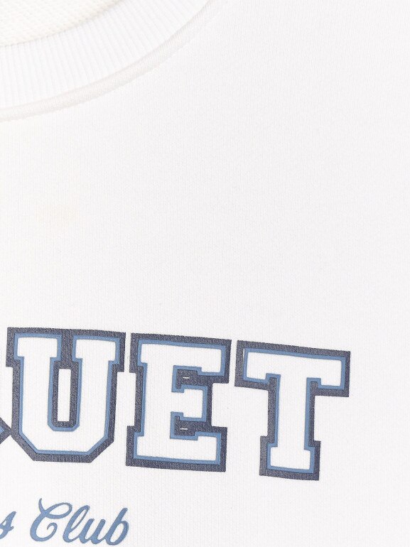 Damska bluza nierozpinana bez kaptura 4F 4FRAW25TSWSF2461 - biała