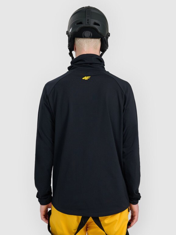 Męska bielizna termiczna ocieplana (góra) 4F 4FRAW25UBRUM117 - czarna