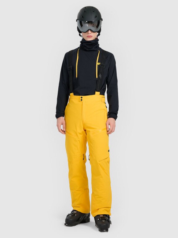 Męska bielizna termiczna ocieplana (góra) 4F 4FRAW25UBRUM117 - czarna