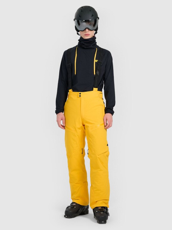 Męska bielizna termiczna ocieplana (góra) 4F 4FRAW25UBRUM117 - czarna