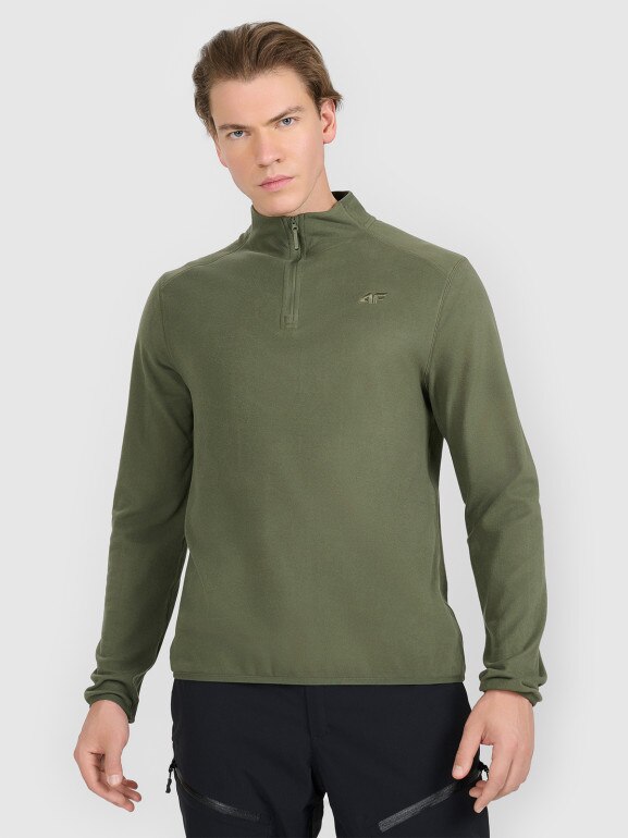 Męska bielizna termiczna (góra) 4F 4FRAW25UFLEM082 - khaki