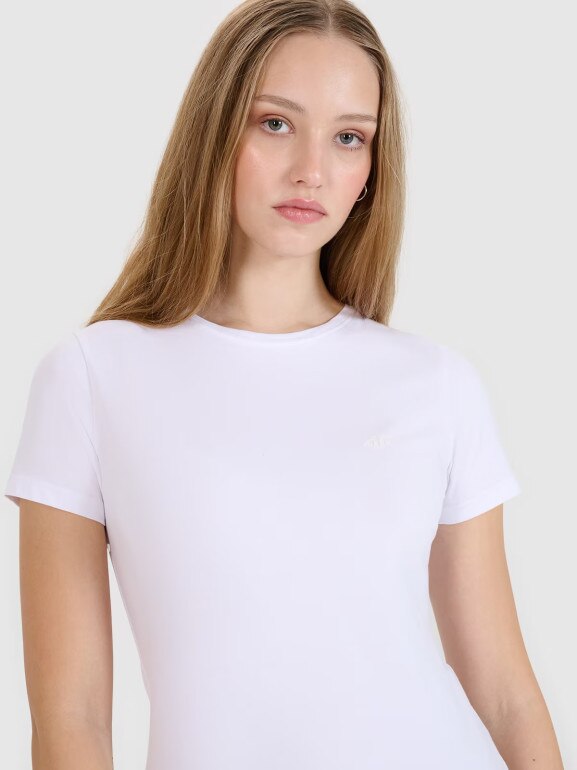 Damski t-shirt bez nadruku (2-pack) 4F 4FRMM00TTSHF2709 - multikolor