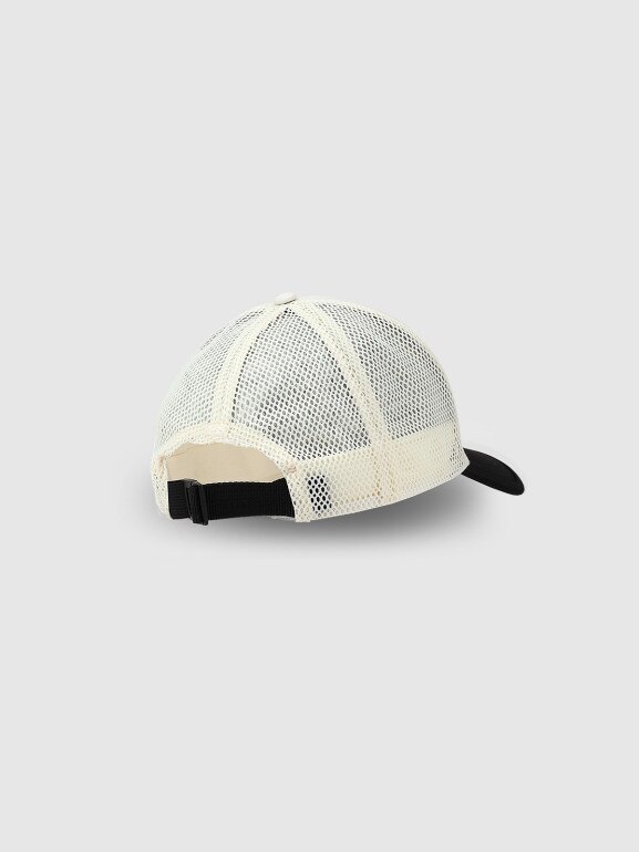Czapka z daszkiem trucker uniseks 4F 4FRSS25ACABU446 - biała
