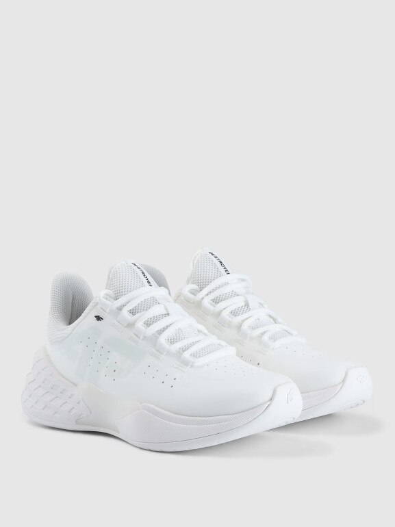 Damskie buty do sportów halowych 4F Destroyer 4FRSS25FSPOF169 - białe