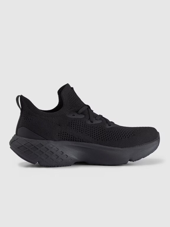 Damskie sneakersy 4F Velocity E-knit 4FRSS25FSPOF171 - czarne