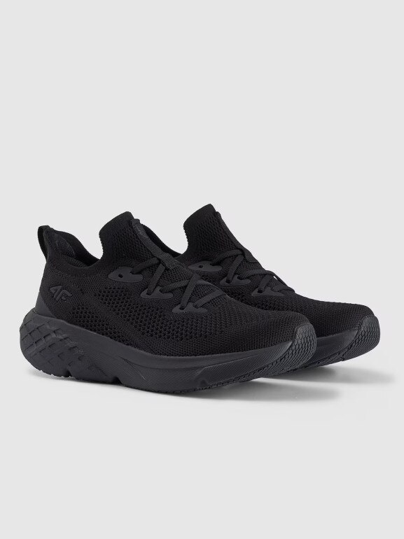 Damskie sneakersy 4F Velocity E-knit 4FRSS25FSPOF171 - czarne