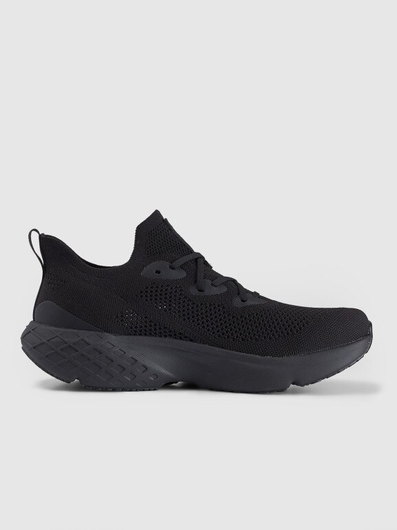 Męskie sneakersy 4F Velocity E-knit 4FRSS25FSPOM147 - czarne