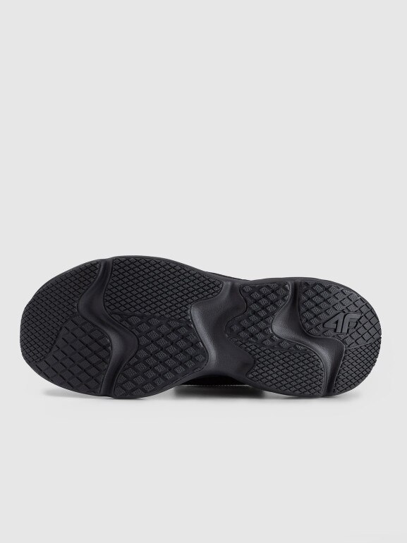Męskie sneakersy 4F Velocity E-knit 4FRSS25FSPOM147 - czarne