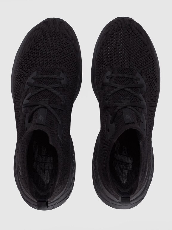 Męskie sneakersy 4F Velocity E-knit 4FRSS25FSPOM147 - czarne