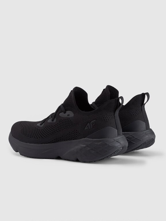 Męskie sneakersy 4F Velocity E-knit 4FRSS25FSPOM147 - czarne