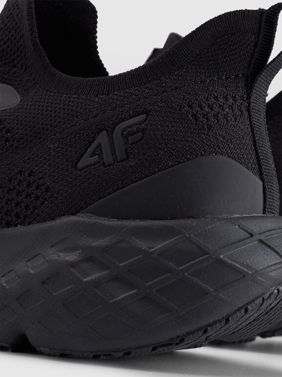 Męskie sneakersy 4F Velocity E-knit 4FRSS25FSPOM147 - czarne