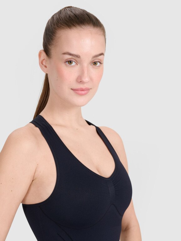 Damskie body treningowe 4F 4FRSS25TFBOF004 - czarne
