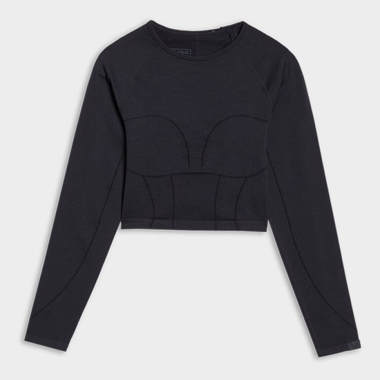 Damski longsleeve treningowy 4F 4FRSS25TFLOF486 - czarny