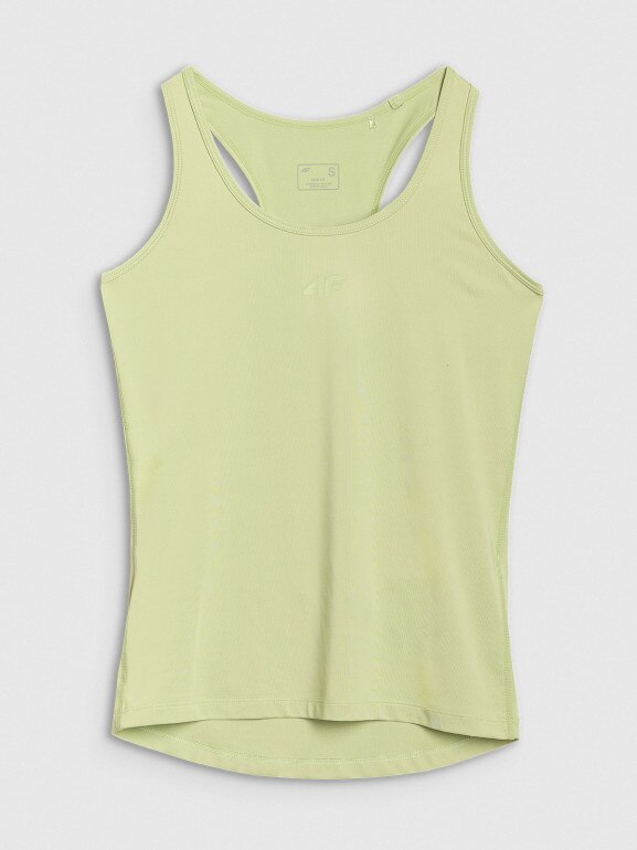 Damski top treningowy 4F 4FRSS25TFSLF414 - zielony