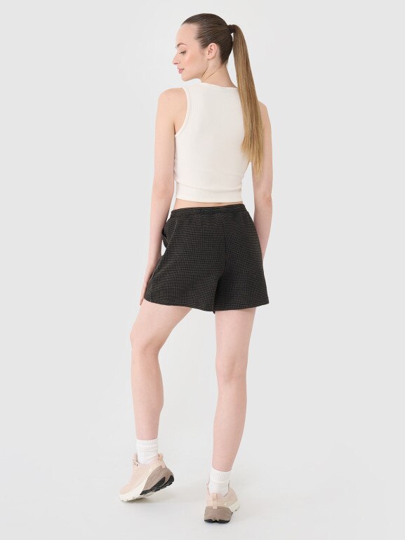 Damskie spodenki casual 4F 4FRSS25TSHOF699 - czarne