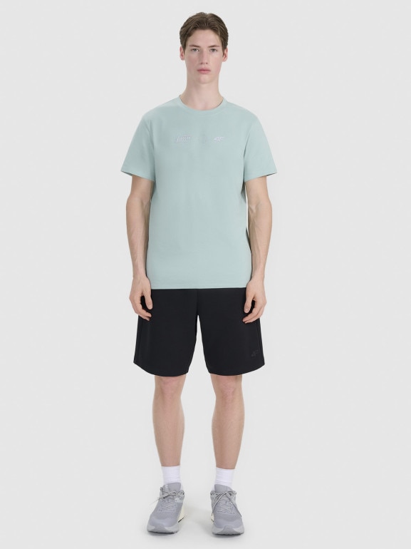 Męskie spodenki casual 4F 4FRSS25TSHOM746 - czarne