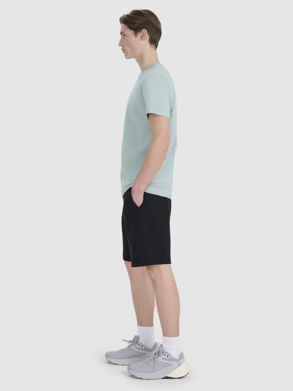 Męskie spodenki casual 4F 4FRSS25TSHOM746 - czarne