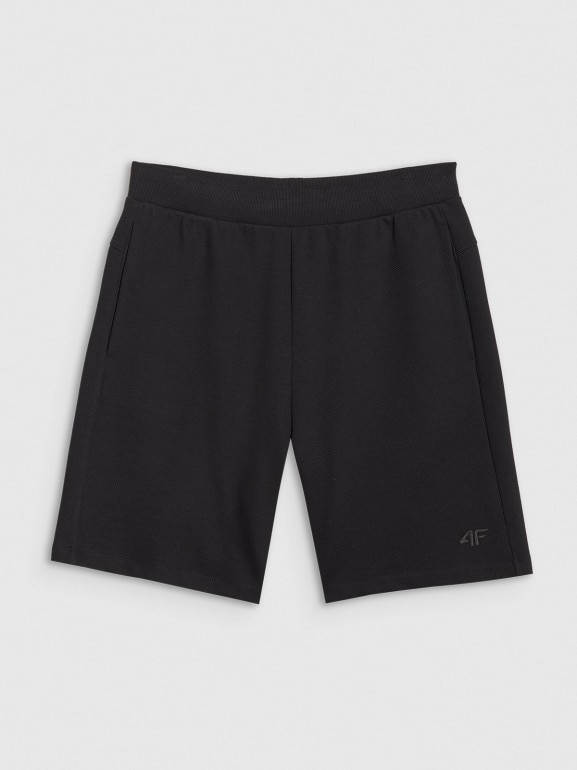 Męskie spodenki casual 4F 4FRSS25TSHOM746 - czarne