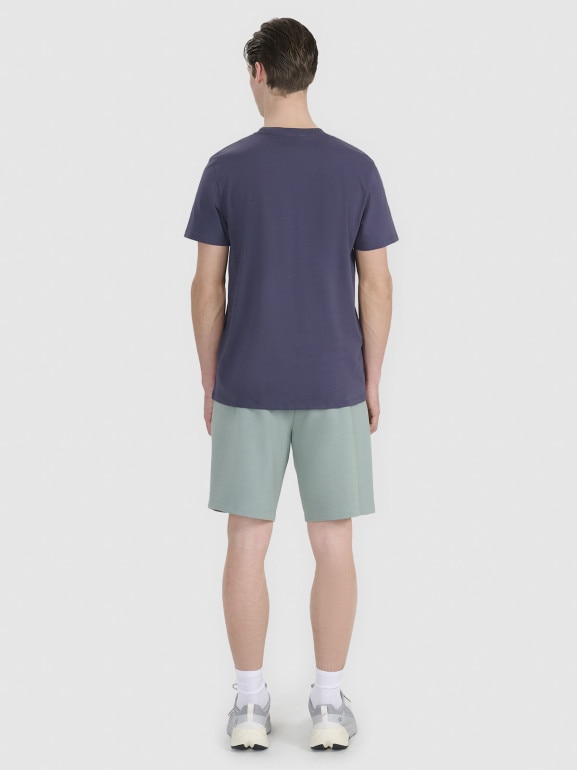Męskie spodenki casual 4F 4FRSS25TSHOM746 - zielone
