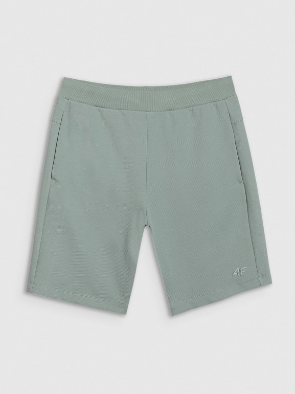 Męskie spodenki casual 4F 4FRSS25TSHOM746 - zielone