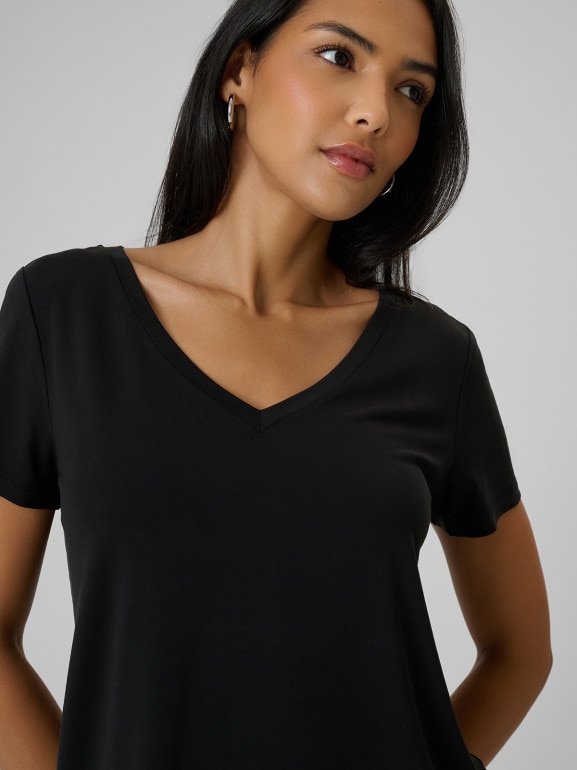 Damski t-shirt bez nadruku 4F 4FRSS26TTSHF3796 - czarny