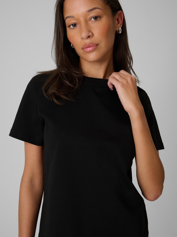 Damski t-shirt bez nadruku 4F 4FRSS26TTSHF3985 - czarny