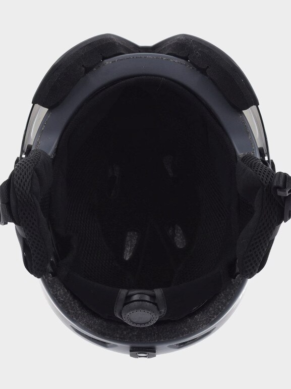 Kask z goglami uniseks 4F 4FWAW24AHELU091 - granatowy