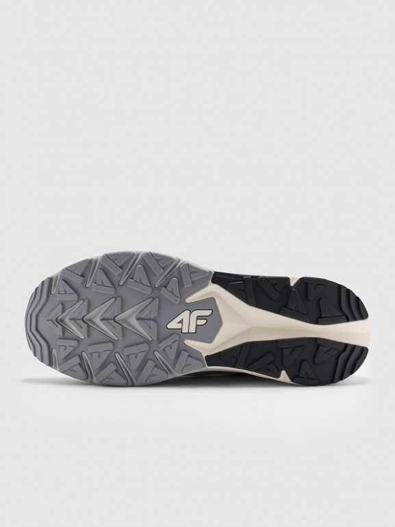 Męskie buty trekkingowe trailowe Speed Hiker 4F 4FWAW24FOTSM025 - szare