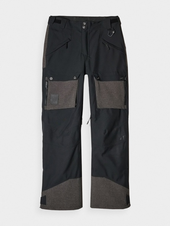 Damskie spodnie snowboardowe 4F 4FWAW24TFTRF701 - czarne