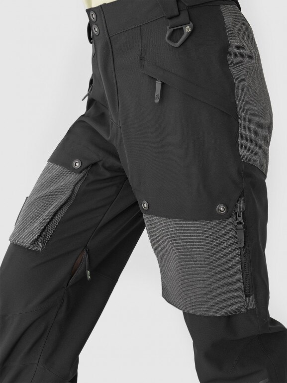 Damskie spodnie snowboardowe 4F 4FWAW24TFTRF701 - czarne