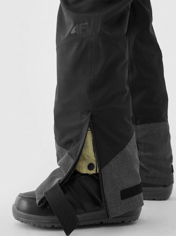 Damskie spodnie snowboardowe 4F 4FWAW24TFTRF701 - czarne