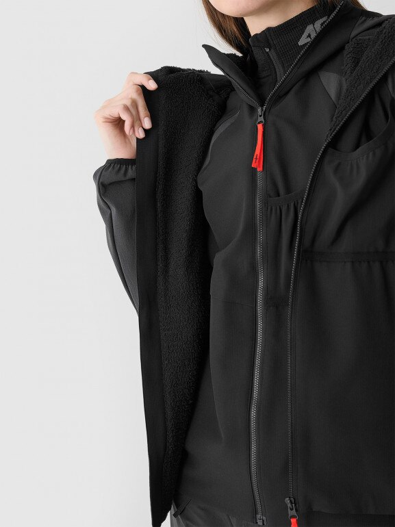 Damska kurtka skiturowa Primaloft Active 4F 4FWAW24TTJAF688 - czarna