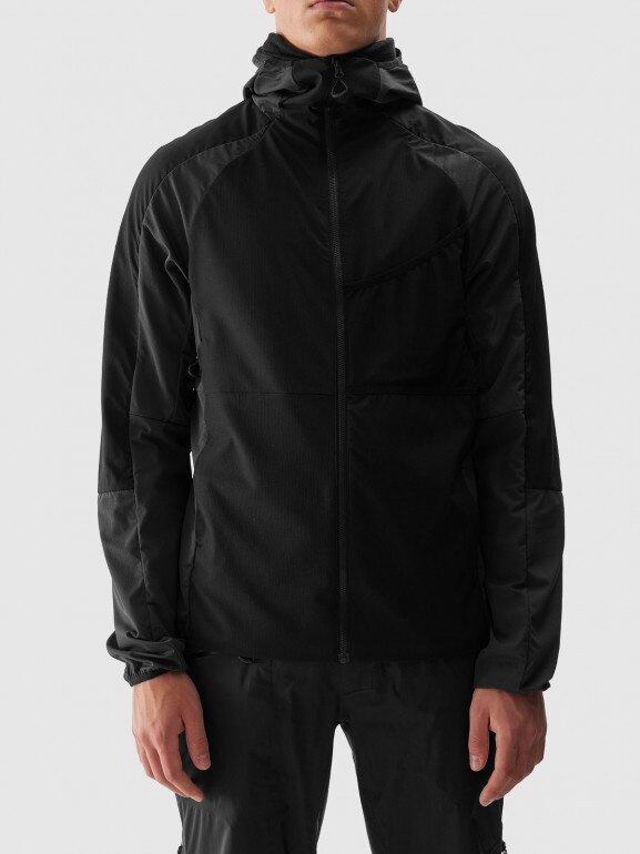 Męska kurtka trekkingowa Primaloft Active 4F 4FWAW24TTJAM518 - czarna
