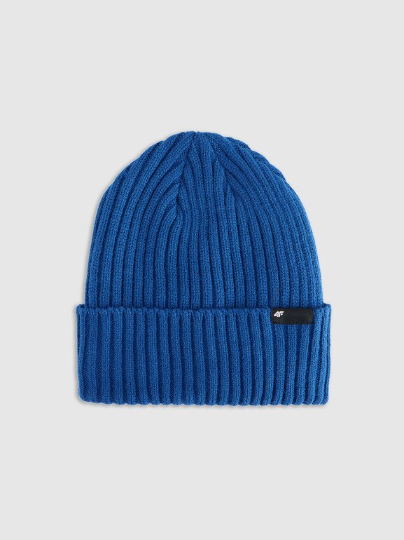 Męska czapka zimowa 4F 4FWAW25ACAPM673 - niebieska
