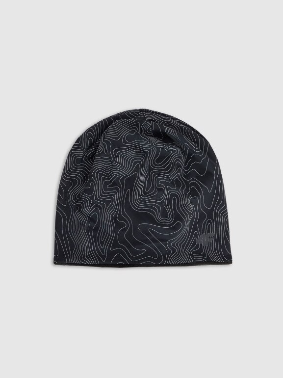 Czapka trekkingowa uniseks 4F 4FWAW25AFCAU116 - czarna