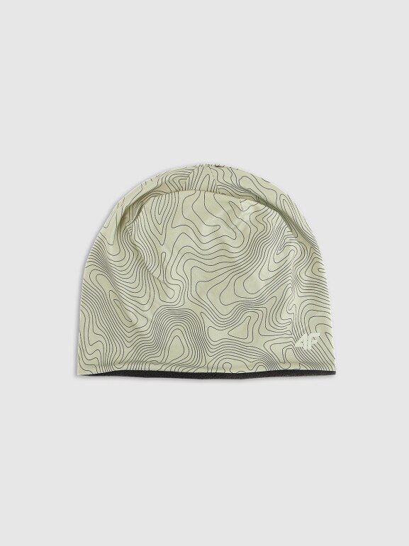 Czapka trekkingowa uniseks 4F 4FWAW25AFCAU116 - zielona