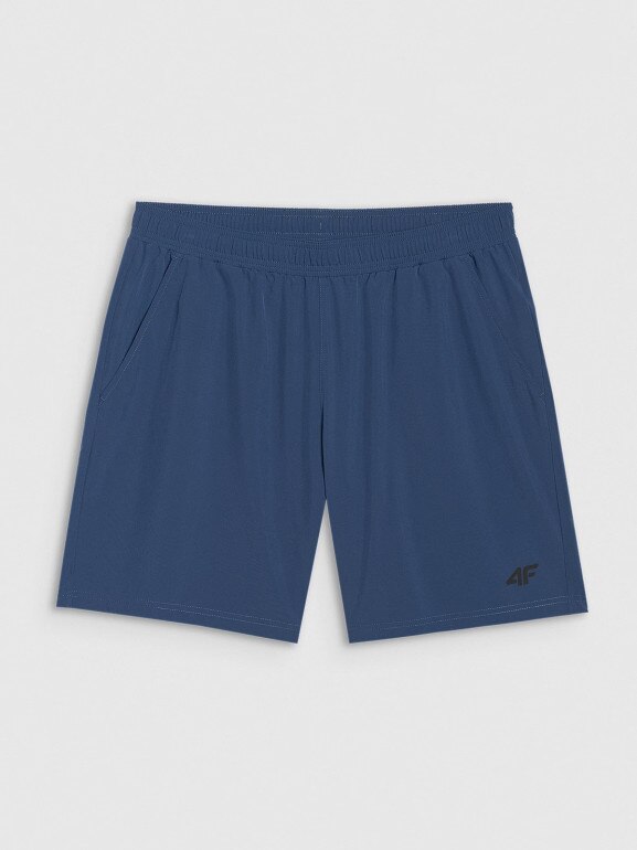 Męskie spodenki treningowe 4F 4FWAW25TFSHM1040 - granatowe