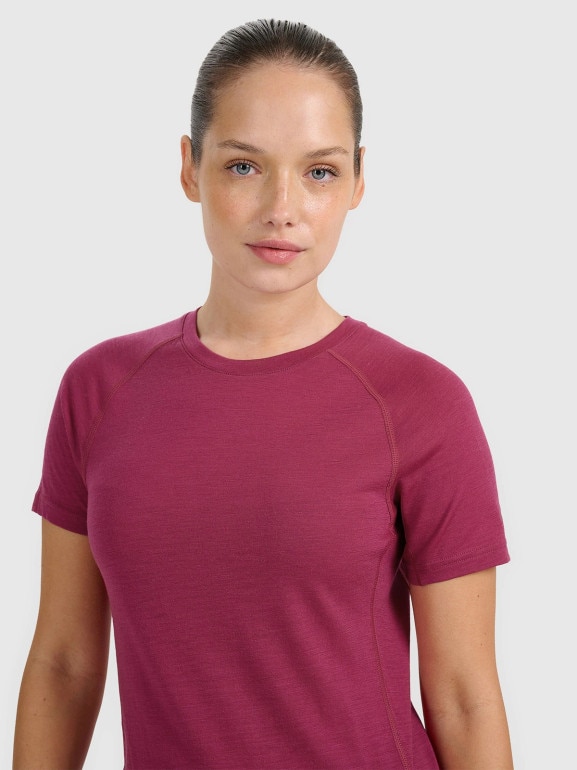 Damska koszulka trekkingowa 4F 4FWAW25TFTSF1527 - różowa