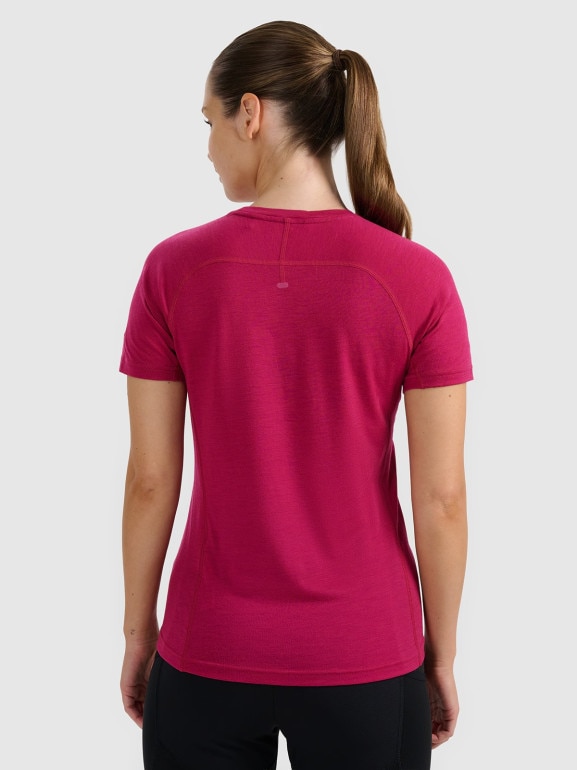 Damska koszulka trekkingowa 4F 4FWAW25TFTSF1527 - różowa