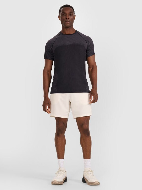 Męska koszulka treningowa 4F 4FWAW25TFTSM1457 - czarna