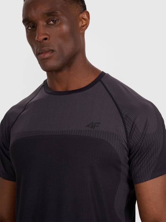Męska koszulka treningowa 4F 4FWAW25TFTSM1457 - czarna